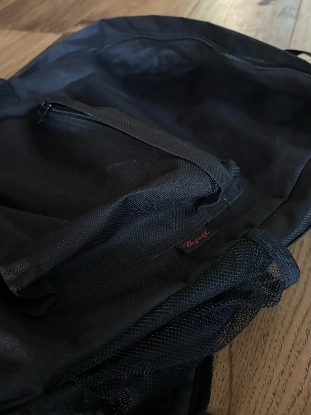 Classic Black Men's Backpack - Durable Everyday Carry